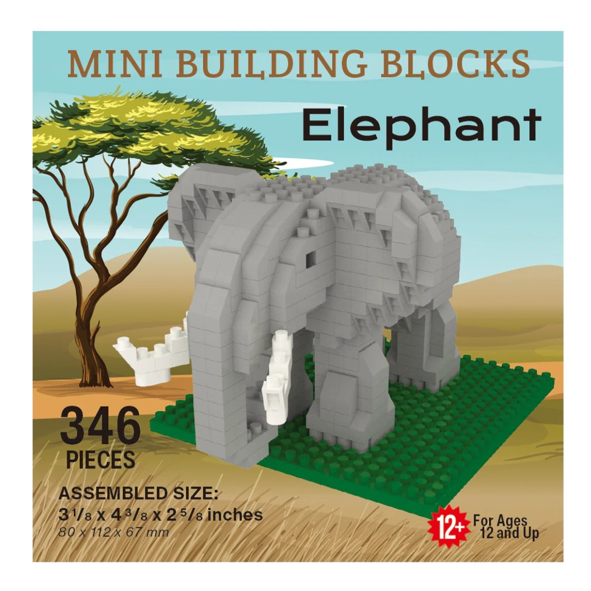 Elephant Mini Building Blocks