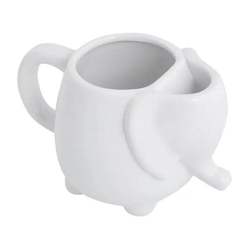 MUG ELEPHANT TEA- WHITE