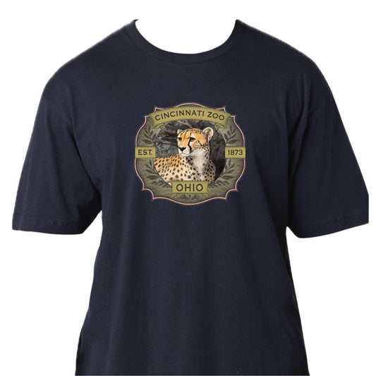 Vintage Cheetah Badge Tee LG