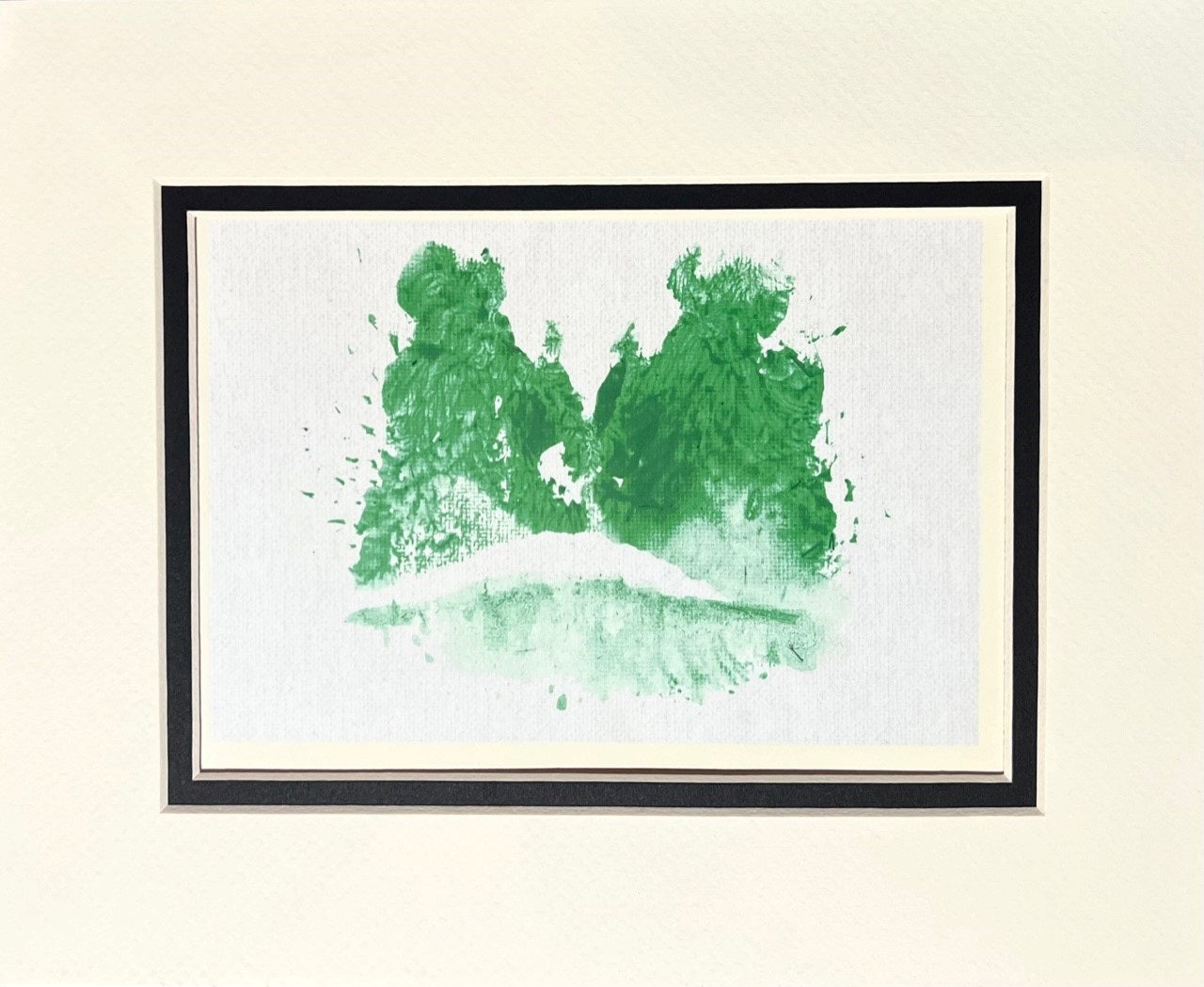 Green Fiona Kiss Print
