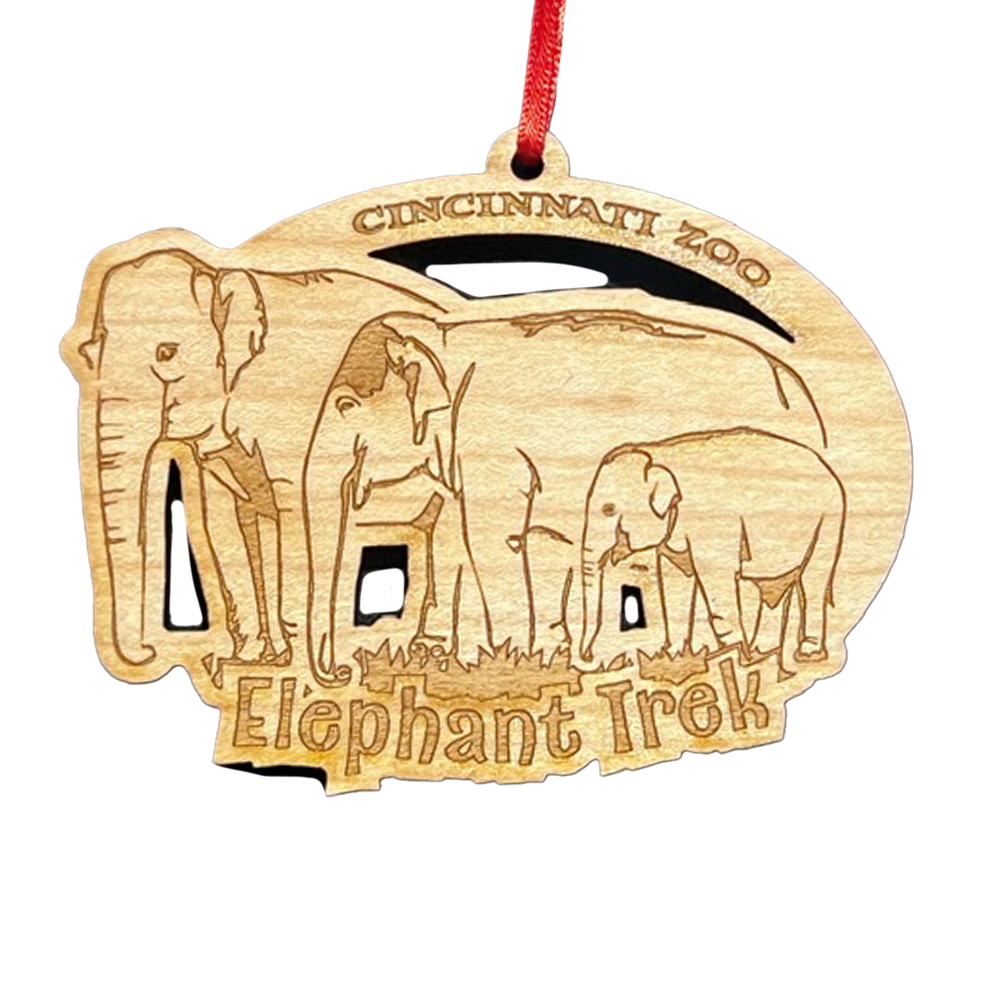 ORNAMENT ELEPHANT TREK