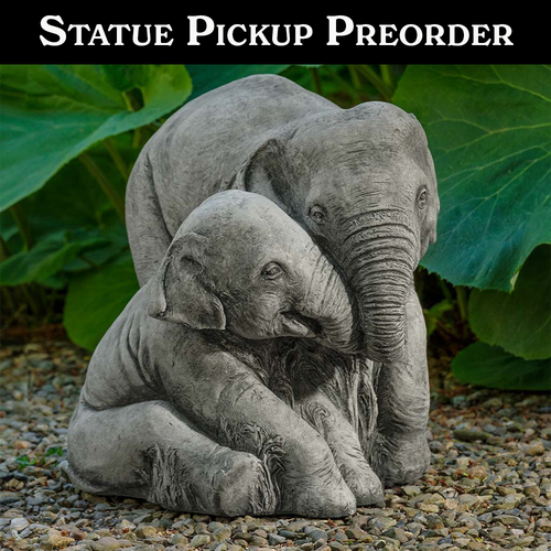 ELEPHANTS STATUE STOCK