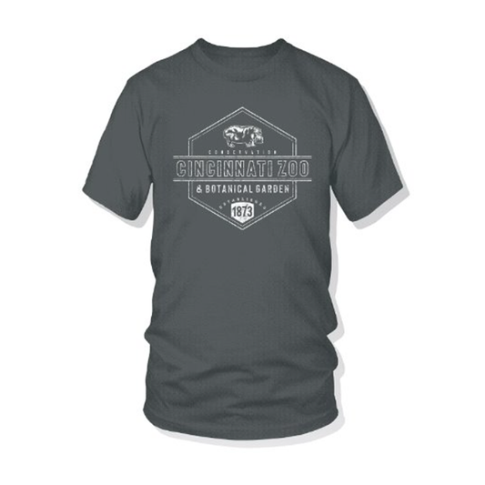 TEE ADULT HEXAGON HIPPO 3XL