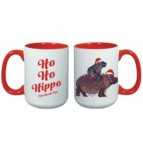 MUG HO HO HIPPO 15 OZ