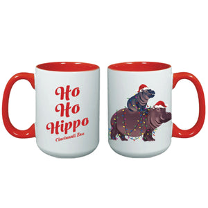 MUG HO HO HIPPO 15 OZ