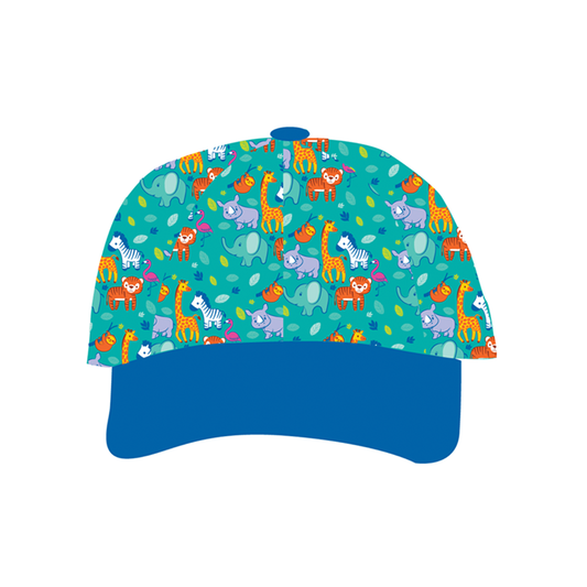 TODDLER CAP SZ PATTERN BLUE