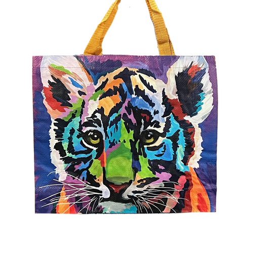 RECYCLED TIGER TOTE