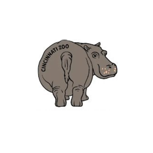 MAGNET SWINGING HIPPO TAIL