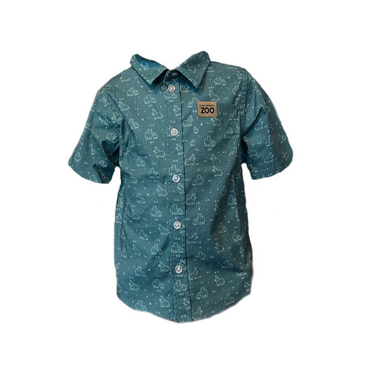 YOUTH CAMP SHIRT HIPPOS