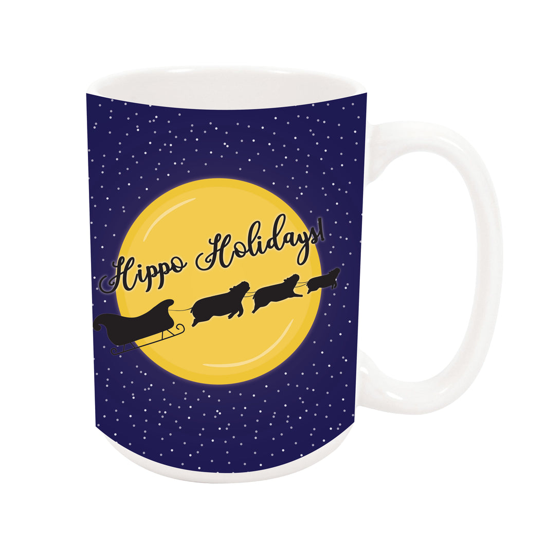 HIPPO HOLIDAYS MUG