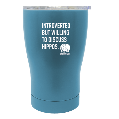 TUMBLER INTROVERTED HIPPO 12OZ