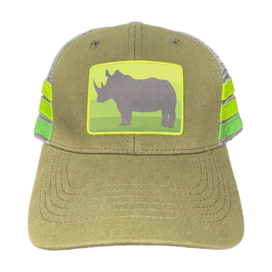 CAP ADULT STRIPES RHINO